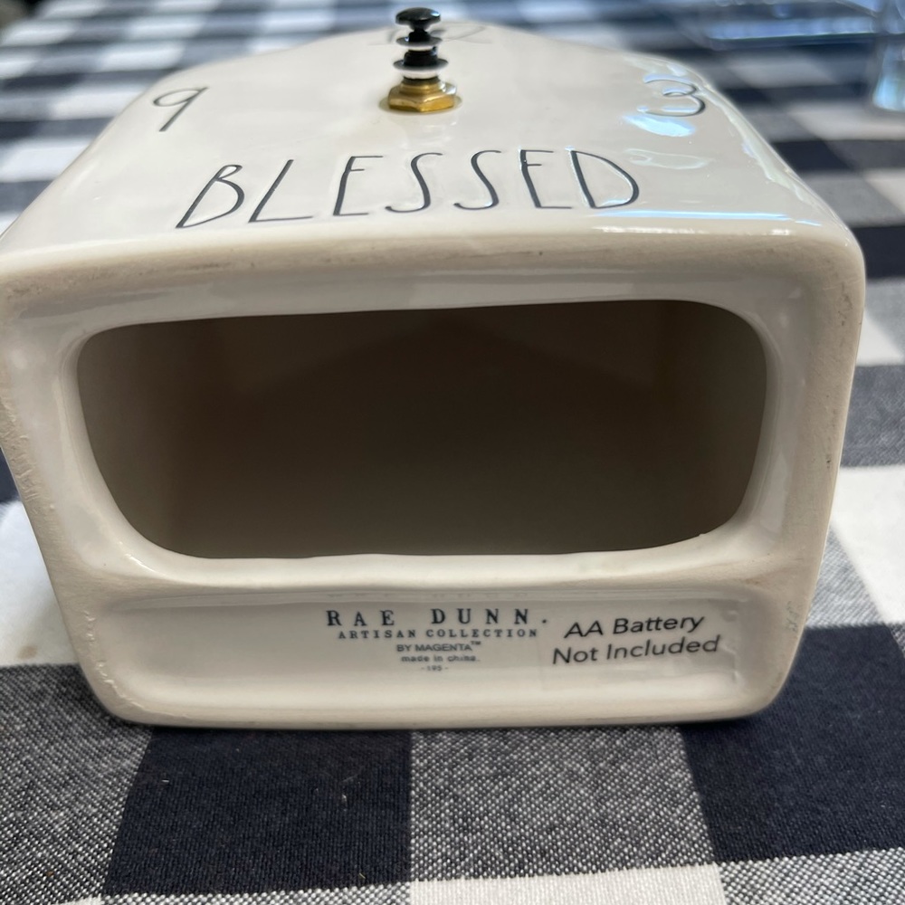 Rae Dunn Blessed Clock - Picture 3 of 3